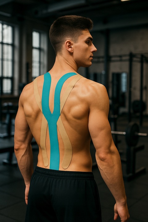 Plastry kinesiology taping Taśma MEDYCZNA do oklejania tape tejpy 3NS tex