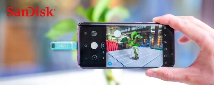 Pendrive SanDisk Ultra USB Type-C Flash Drive 64GB USB-C 3.1 czarny