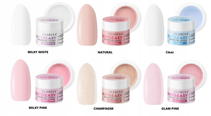 Claresa ŻEL BUDUJĄCY CLARESA SOFT & EASY BUILDER GEL NATURAL 45g
