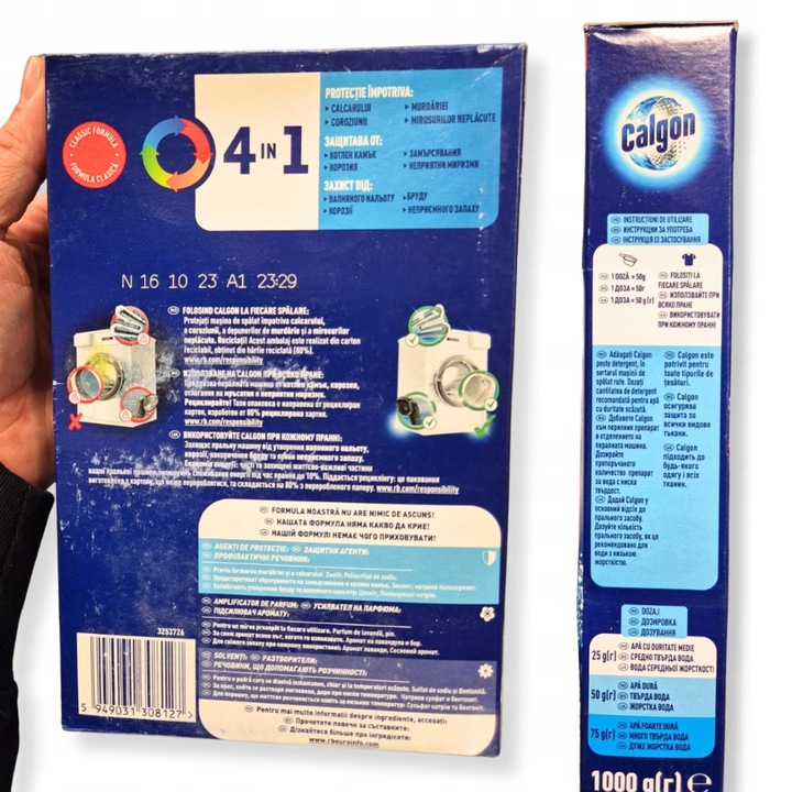 2X1KG PROSZEK ODKAMIENIACZ DO PRALEK PRANIA CALGON ZMIĘKCZACZ WODY 2KG