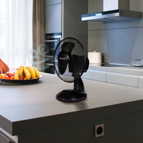 WENTYLATOR WIATRAK STOŁOWY STOJĄCY BIURKOWY OSCYLACJA CICHY MOCNY