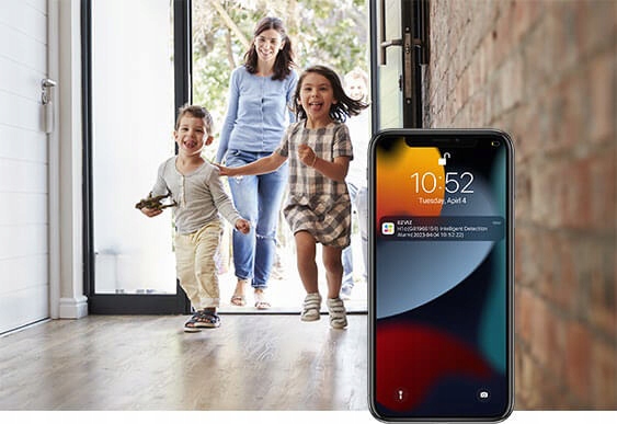 Kamera IP Wifi Bezprzewodowa EZVIZ H1c FullHD IR Detekcja Osób Audio IR10m