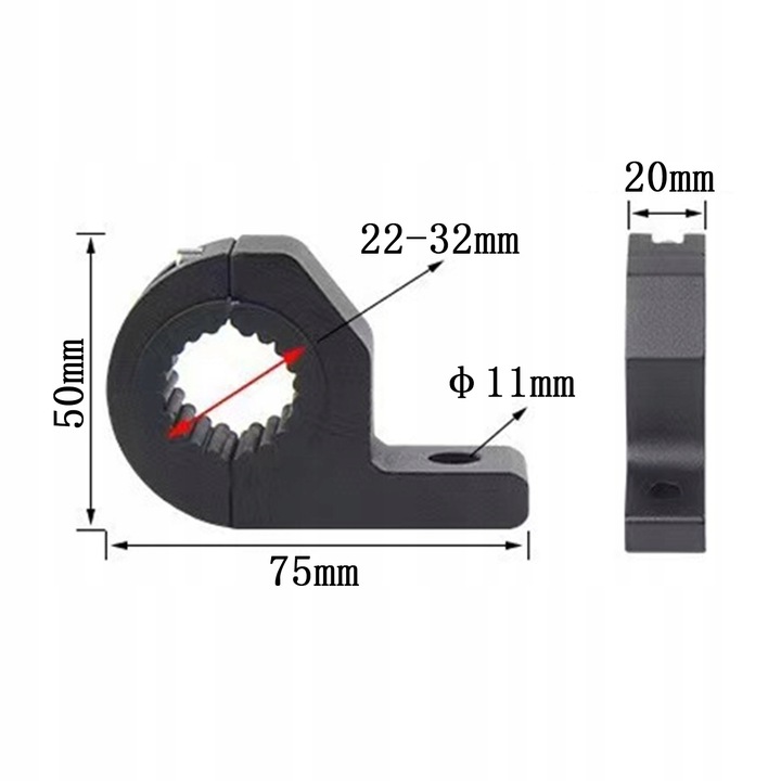 2x Uchwyty mocowanie lampy halogeny LED do Motocyklowe samochody SUV Statek