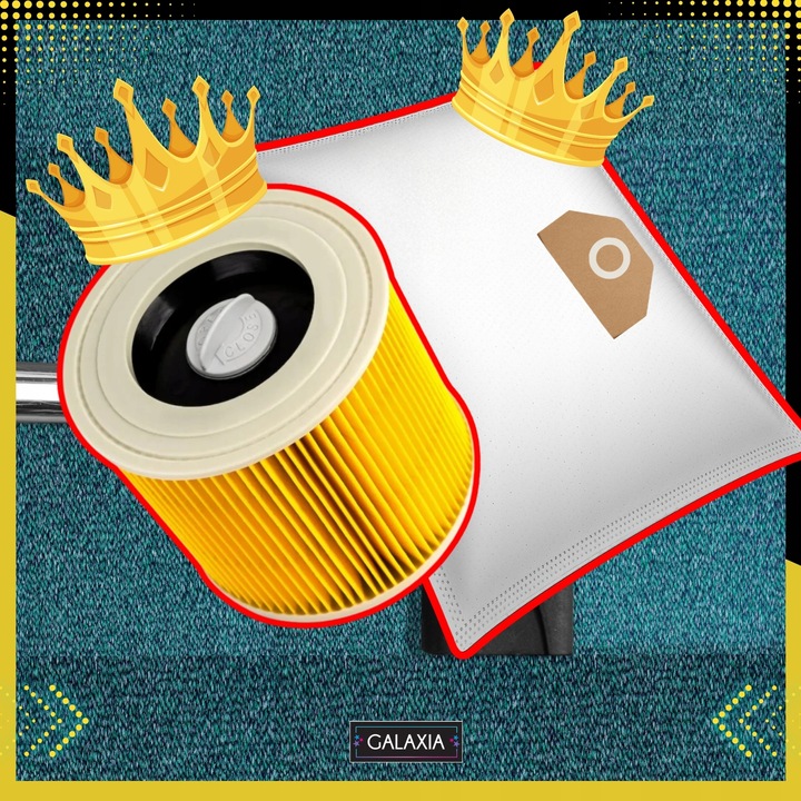 WORKI DO ODKURZACZA KARCHER WD3 10x WOREK WD 3 WD WD 6 SE 4001 Plus