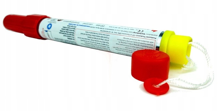 CZERWONA RACA MORSKA METALOWA ELIOS FDF 60s 1 sztuka FLARA DLA KIBICÓW