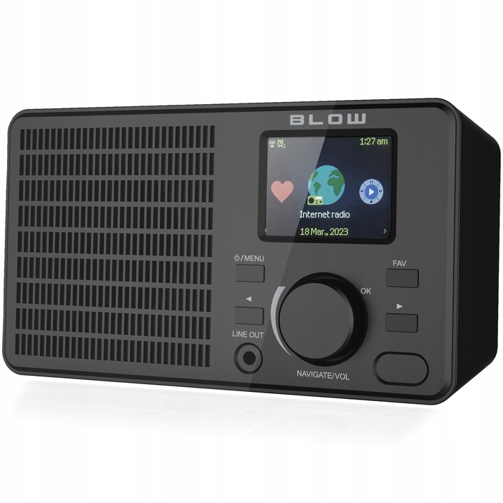RADIO INTERNETOWE KUCHENNE SIECIOWE FM BLUETOOTH WIFI LCD RDS ALARM