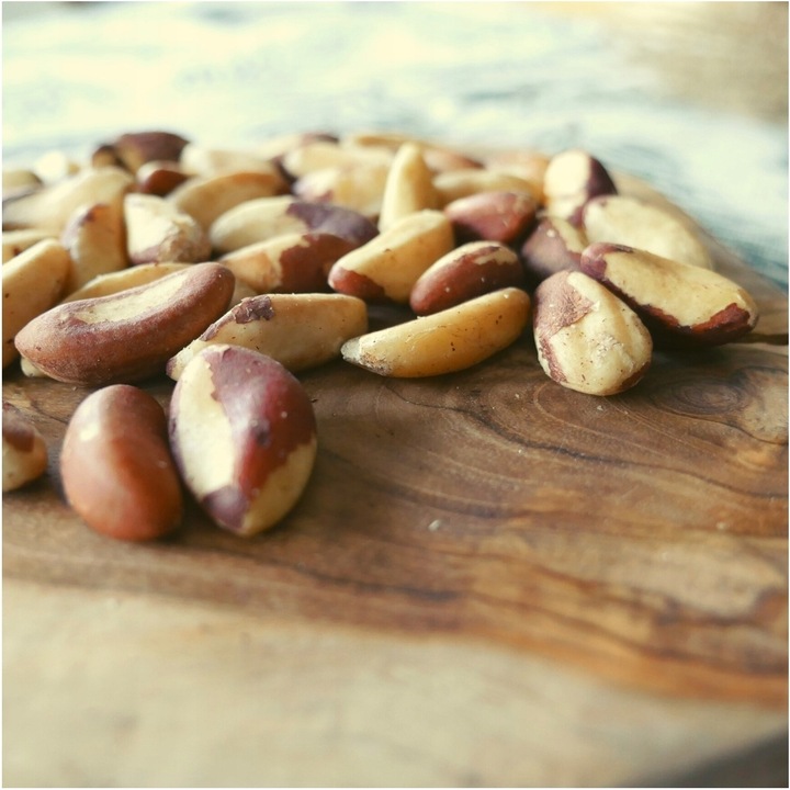 Orzechy Brazylijskie Naturalne Całe Jakość Wysoka 1kg HiFOOD Kawałki