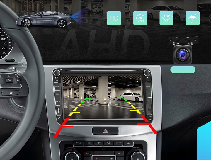 RADIO do VOLKSWAGEN SEAT SKODA VW PASSAT B6 B7 GOLF 5 V 6 WIFI ANDROID