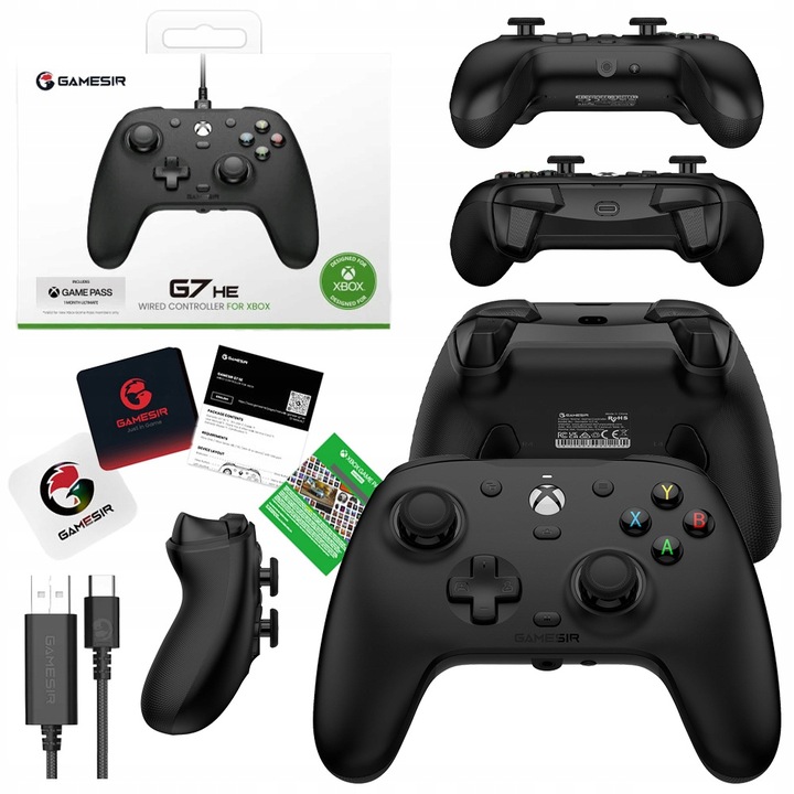 Kontroler Pad przewodowy GameSir G7 HE Czarny GamePad do Xbox Windows USB-C