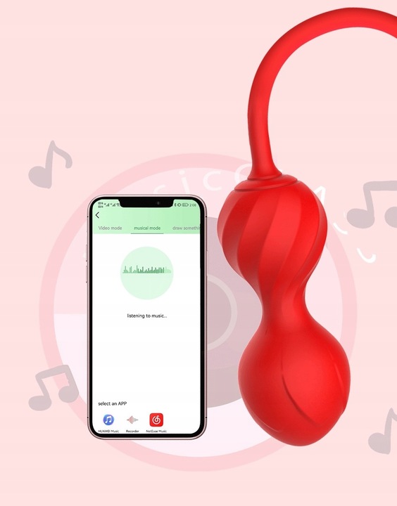 KULKI GEJSZY STEROWANE APLIKACJĄ WIBRATOR APP SILKON