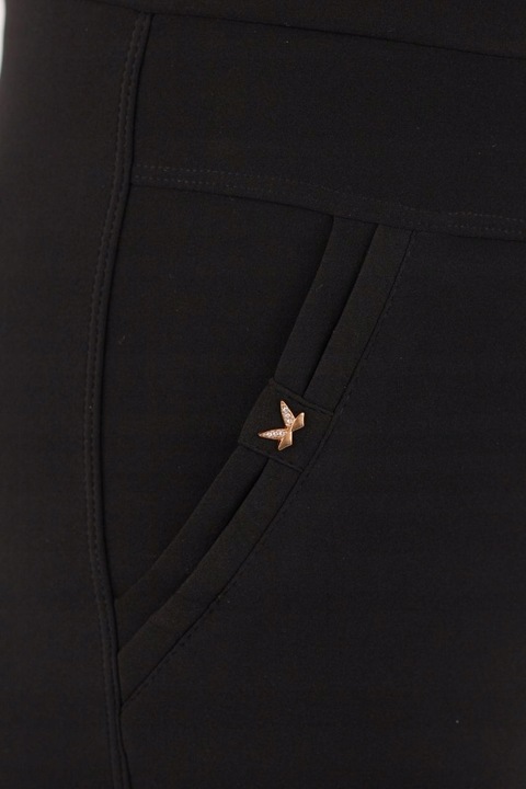 SPODNIE DAMSKIE WYSOKI STAN GŁADKIE BAWEŁNIANE ELASTYCZNE DUŻE ROZMIARY