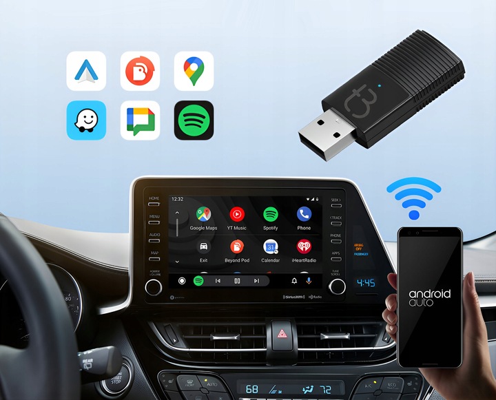 Bezprzewodowy Adapter Mini USB TB-NANO Carplay / Android Auto do