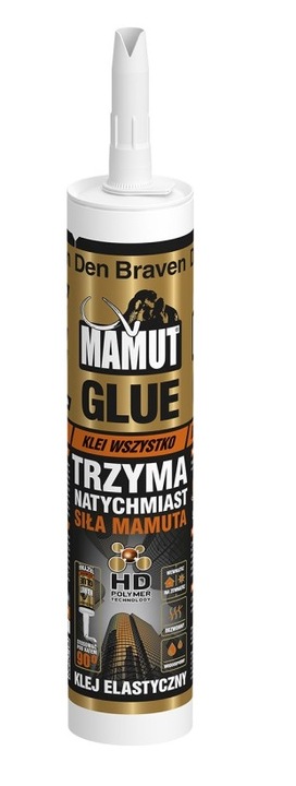 MAMUT GLUE KLEJ UNIWERSALNY MONTAŻOWY BIAŁY 290 ml BOSTIK