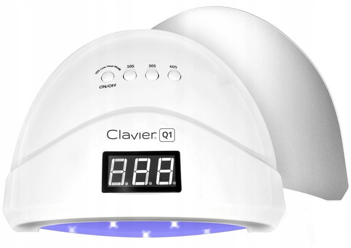 Lampa Do Paznokci Manicure Hybrydy Lustrzane Dno 30 Diod 48W Clavier Q1