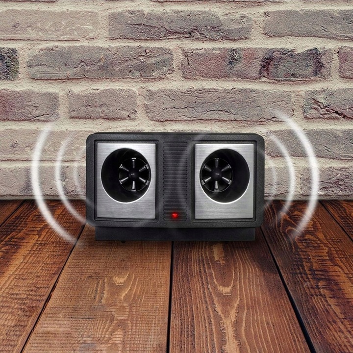 SKUTECZNY ODSTRASZACZ ULTRADŹWIĘKOWY GRYZONI MYSZY SZCZURÓW KUN