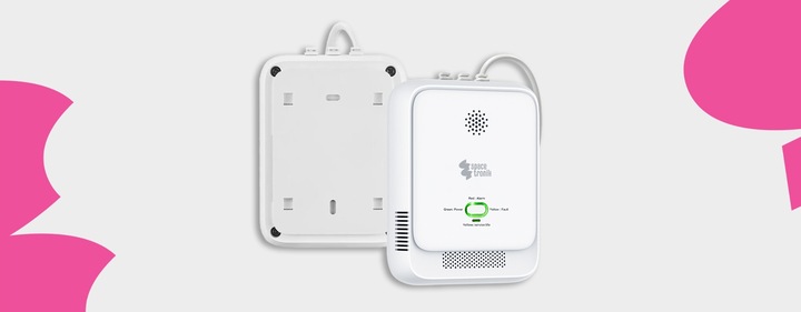 Czujnik Gazu z Alarmem LPG Propan Butan Spacetronik detektor ŻYWOTNOŚĆ