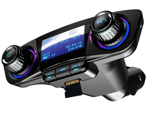 TRANSMITER FM BLUETOOTH 5.0 USB MULTIMEDIALNY 8w1