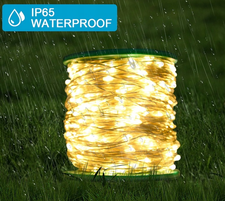 Lampki druciki mikro 500LED 50 METRÓW + pilot