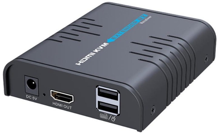 Extender transmiter HDMI 2xUSB po skrętce UTP 120m