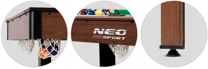 ZESTAW BILARDOWY MINI STÓŁ DO BILARDA BILARD DLA DZIECI DUŻY 4FT NEO-SPORT