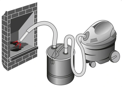 ODKURZACZ DO POPIOŁU KOMINKA GRILLA SEPARATOR 18L