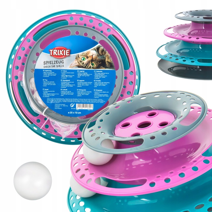 Trixie Wieża z piłkami zabawka dla kota