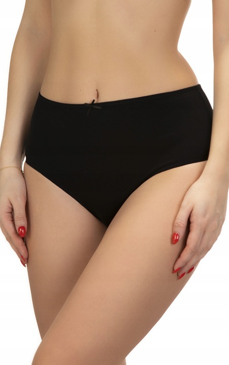 LAMA 400MD figi damskie majtki bawełniane z WYSOKIM STANEM 2-PAK - L