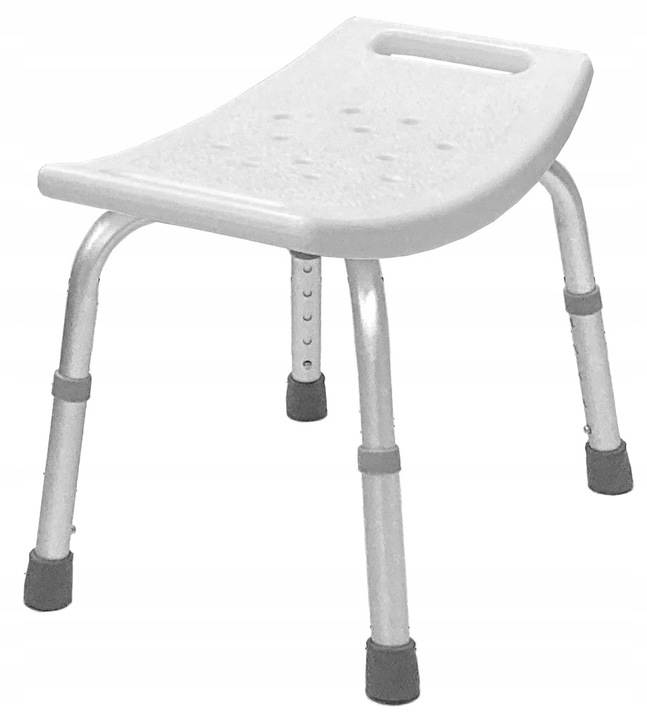 TABORET POD PRYSZNIC KRZESŁO PRYSZNICOWE STOŁEK ALUMNIOWY DLA SENIORA
