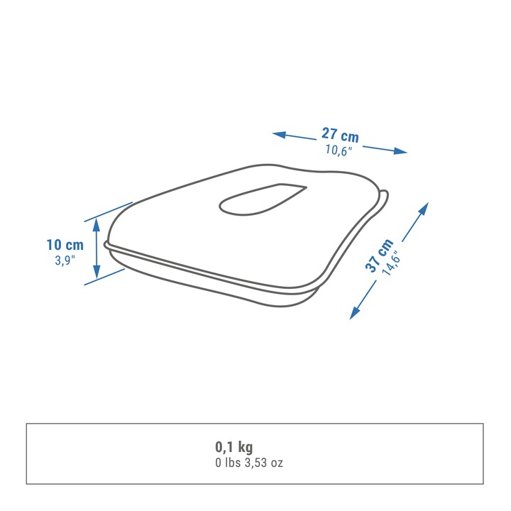 Poduszka kempingowa nadmuchiwana Quechua Air Basic