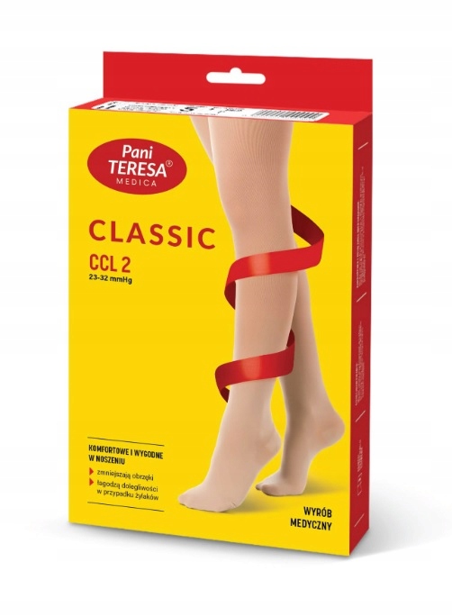 PANI TERESA POŃCZOCHY UCISKOWE MEDYCZNE CCL2 NA ŻYLAKI 2 STOPNIA