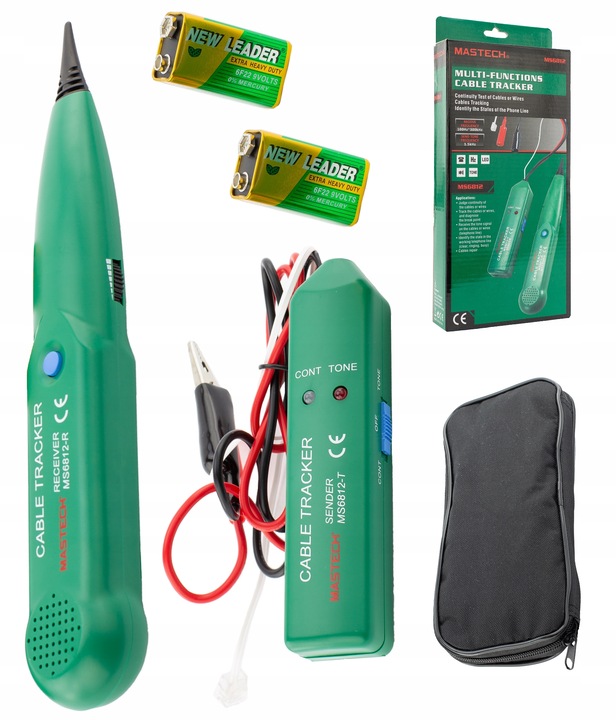 Szukacz Par Przewodów Kabli Sonda Tester MASTECH MS6812R