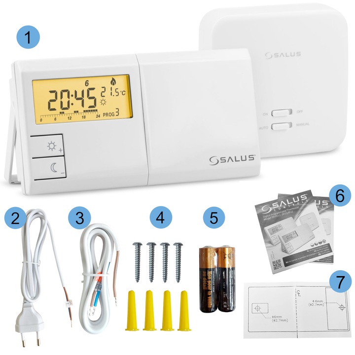 STEROWNIK REGULATOR 091FLRFV2 TERMOSTAT PIECA KOTŁA BEZPRZEWODOWY +GRATIS!