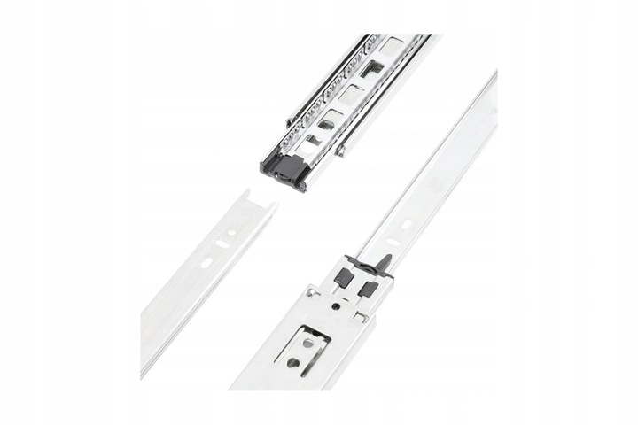 Prowadnica kulkowa H45 GTV PRO do szuflad 650 mm pełny wysuw udźwig