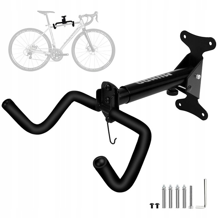 WIESZAK NA ROWER ŚCIENNY DO 25 KG UCHWYT ROWEROWY HAK NA ROWERY DO ROWERU