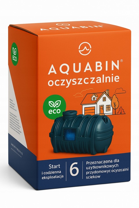 Preparat Bakterie do Szamba Oczyszczalni Aktywator Aquabin 0,5 kg