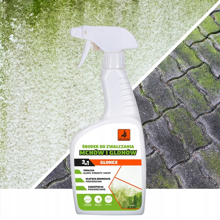 GLONEX do zwalczania mchów i glonów 5L DRAGON