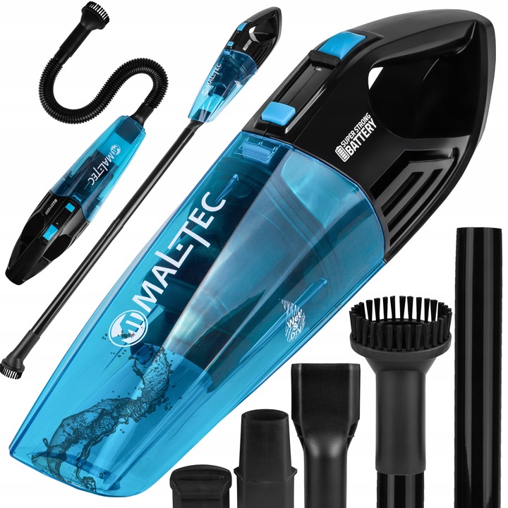 ODKURZACZ RĘCZNY BEZPRZEWODOWY AKUMULATOROWY SAMOCHODOWY CZYŚCI NA