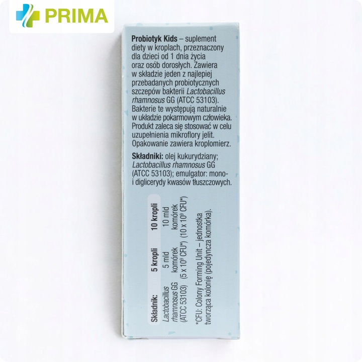 2 X PROBIOTYK KIDS dla dzieci jelita krople 10 ml PRIMA