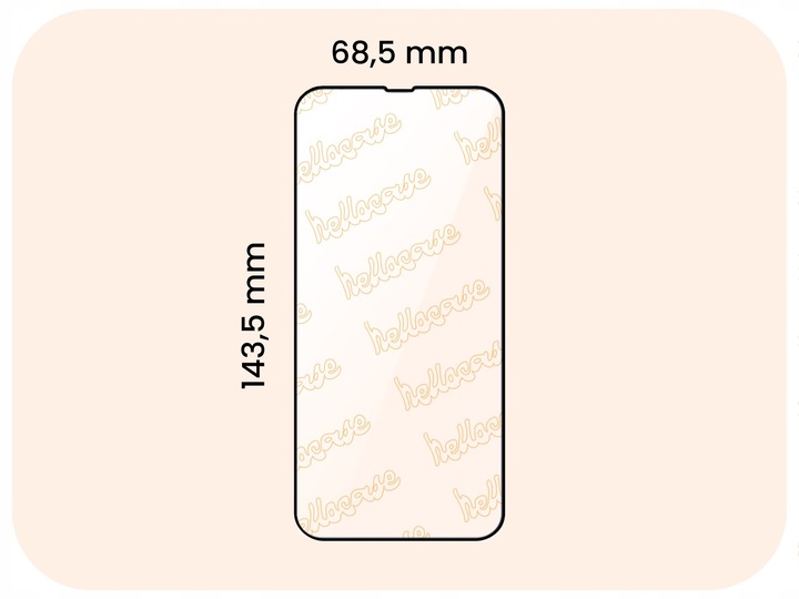 3-PAK Szkło Hartowane do Apple iPhone 13 / 13 Pro / 14 / 16e (na ekran, 5D)