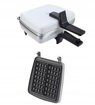 POLSKA Gofrownica Dezal do gofrów 301.5 1300W Biała Gruba Kratka