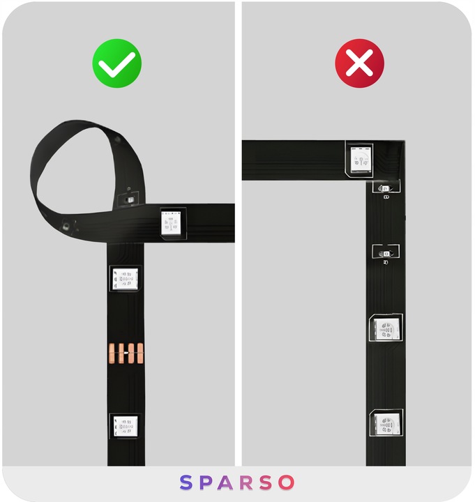 TAŚMA LED RGB 3M USB LEDY DO TV Podświetlenie Telewizora NA PILOTA