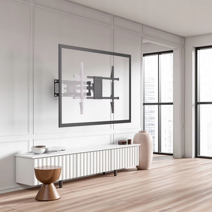 UCHWYT DO TELEWIZORA 32-85 CALI obrotowy EXTRA MOCNY DO 60KG wieszak TV hak