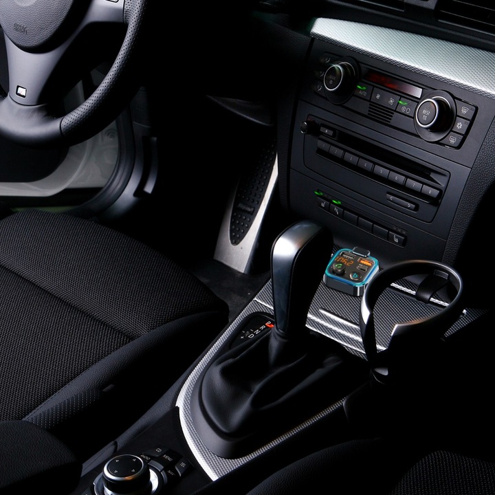 TRANSMITER FM BLUETOOTH ŁADOWARKA MP3 2XUSB LCD SD