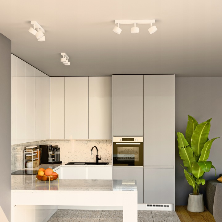 Oprawa Halogenowa 3X GX53 Lampa Sufitowa Natynkowa Ruchoma Kinkiet