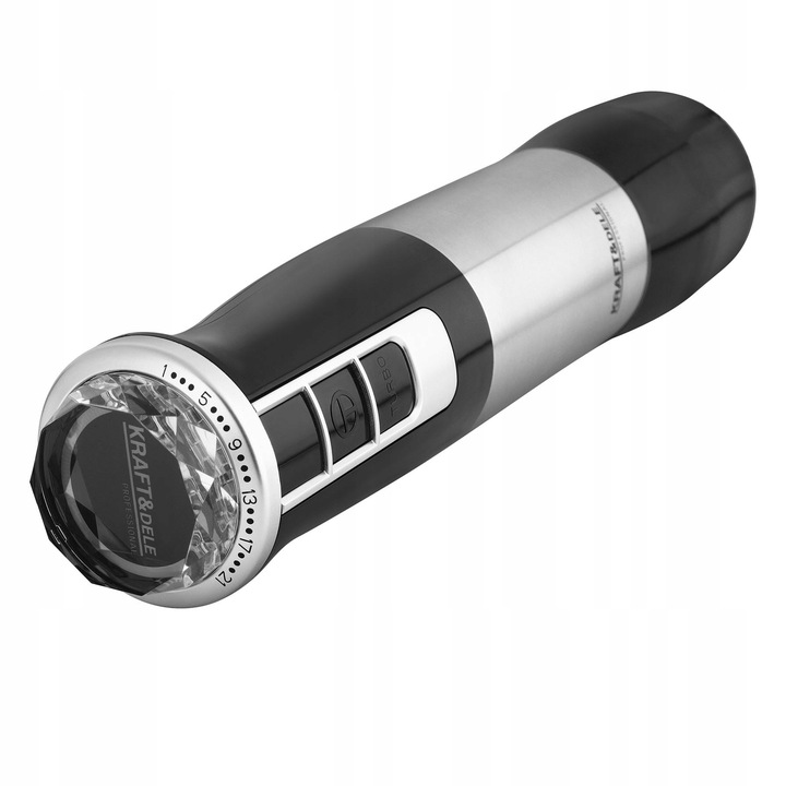 MOCNY BLENDER WIELOFUNKCYJNY MIKSER RĘCZNY 1500W SREBRNY LED AKCESORIA