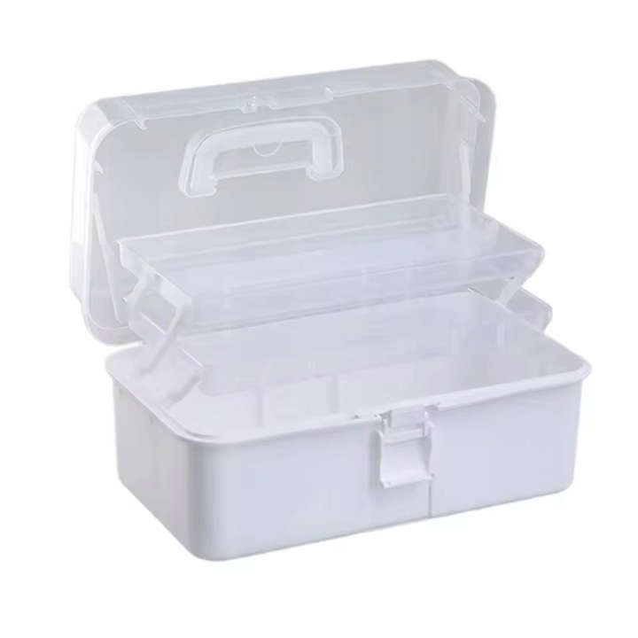 ORGANIZER POJEMNIK NA LEKI TABLETKI DUŻA ROZKŁADANA APTECZKA XXL PUDEŁKO