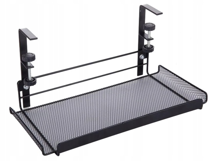 DUŻA PÓŁKA ORGANIZER WIESZAK NA PRZEWODY KABLE ROUTER BIURKO