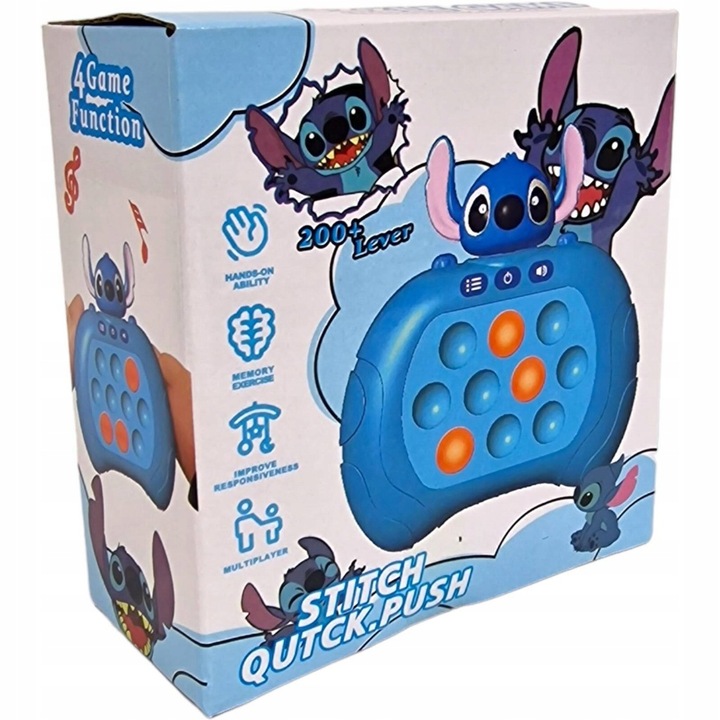 GRA POP IT POPIT STICH GAME ELEKTRYCZNA ZRĘCZNOŚCIOWA + 3 BATERIE GRATIS