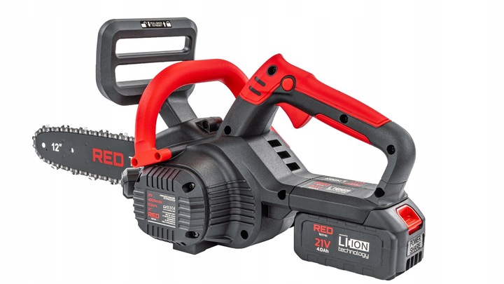 PIŁA ŁAŃCUCHOWA AKUMULATOROWA GAŁĘZIÓWKA PILARKA 2x AKU 4AH + 2x