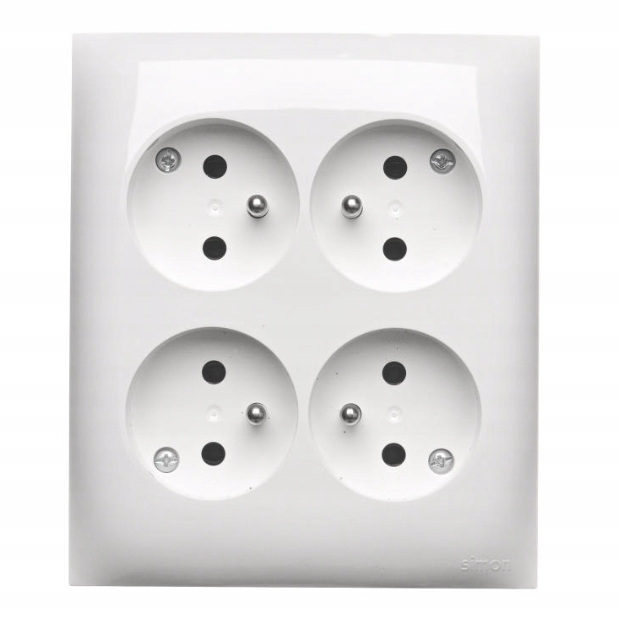 AQUACLICK GNIAZDO NATYNKOWE 4-KROTNE Z/U BIAŁE